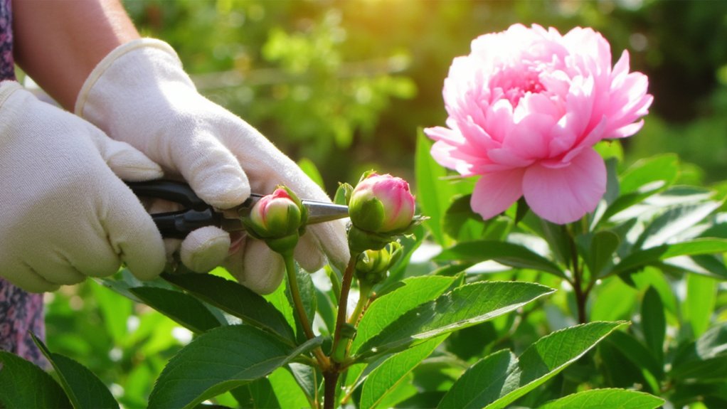 accelerate peony blooming techniques