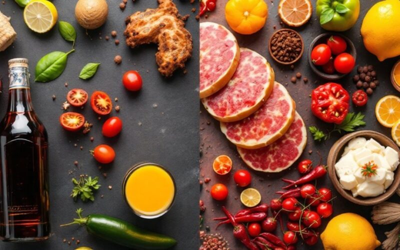 alcohol and food pairing risks