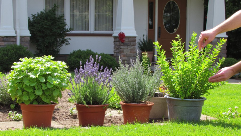 aromatic plants repel unwanted mice