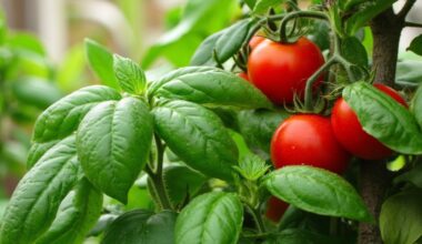 basil protects tomato plants