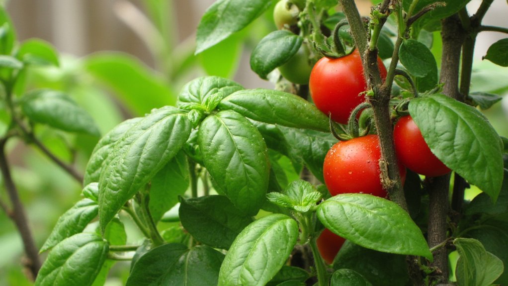 basil repels tomato pests