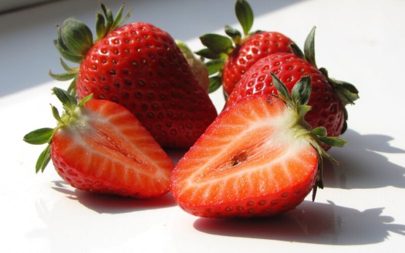 brown spots on strawberries