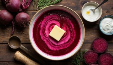 butter enhances borscht flavor