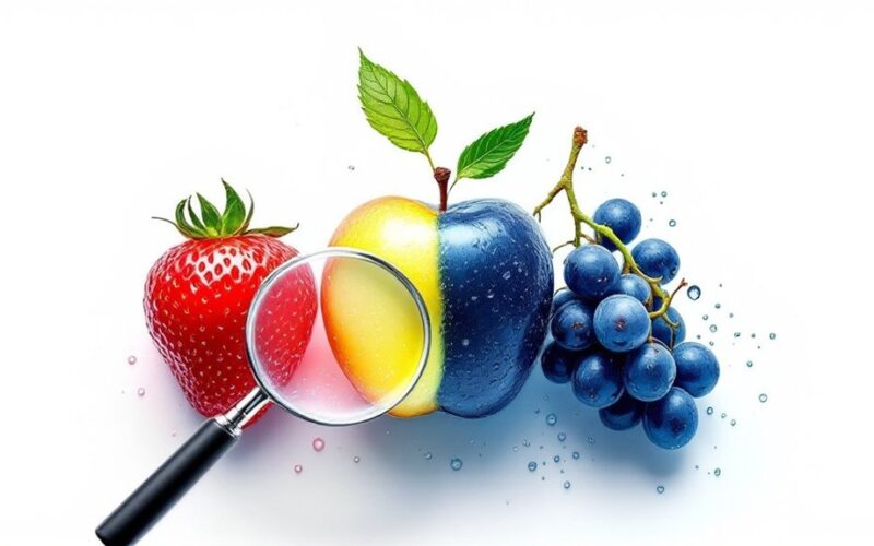 chemical residues on fruits