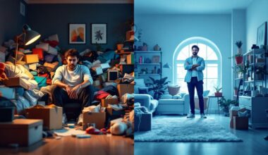 clutter indicates emotional distress