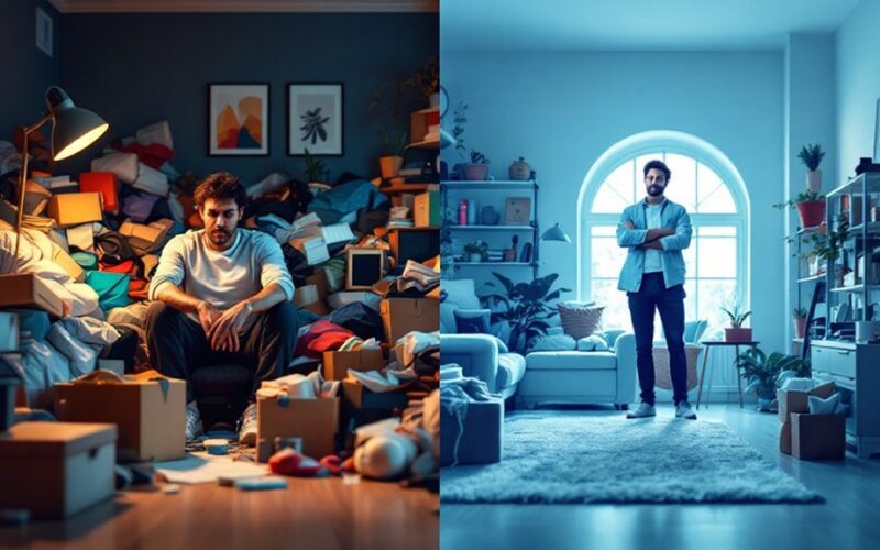 clutter indicates emotional distress