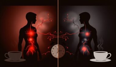 coffee habit affects circulation