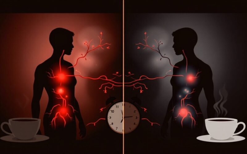 coffee habit affects circulation