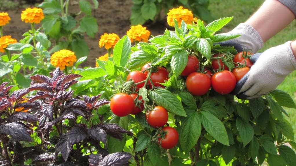 companion planting for robust tomatoes