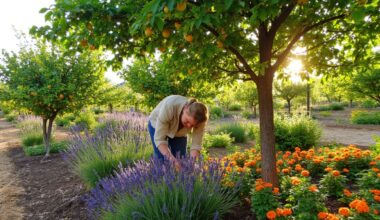 companion plants support apricot orchards