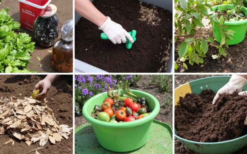 composting step by step for odor free gardening