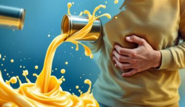 condensed milk digestive issues