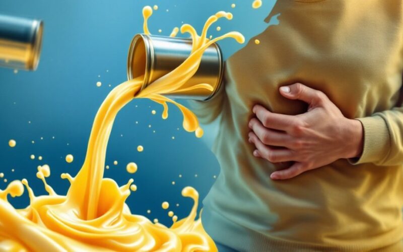 condensed milk digestive issues