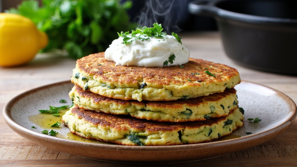 crispy zucchini fritters recipe