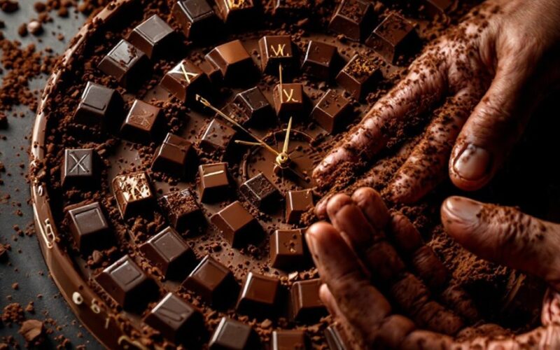 dark chocolate slows aging