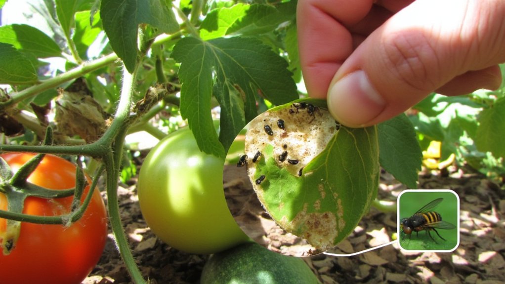 destructive garden fly pest infestations