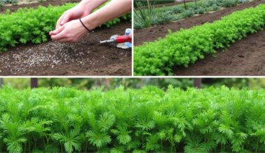 dill grown as brushy thicket