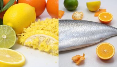 eliminate fishy odor with citrus