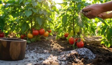 enhance tomatoes with wood ash