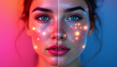 facial acne health indicators