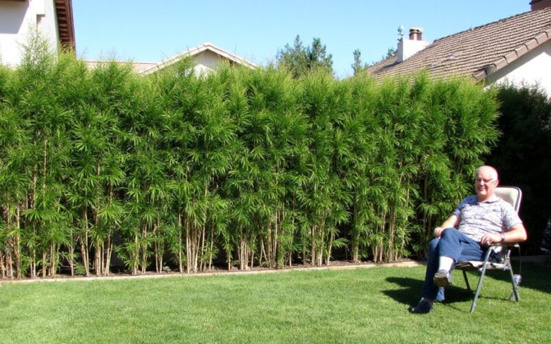 fast growing grass privacy barriers