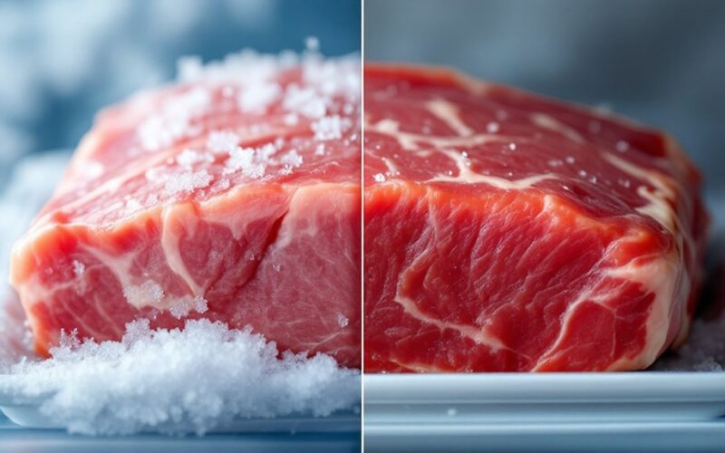 frozen meat safety mistake