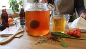 fundamental components for kombucha brewing
