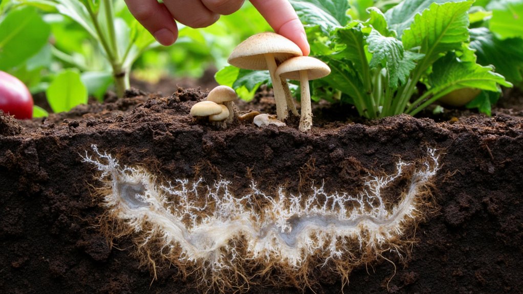 fungal network enhances plant growth