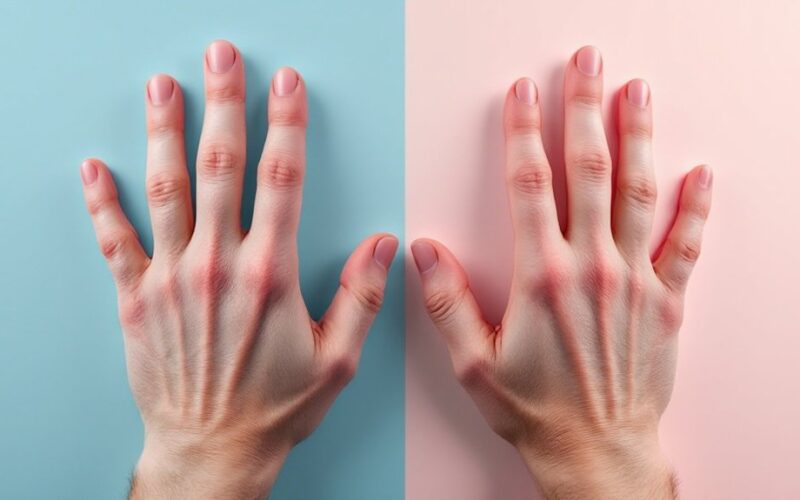 hand signals indicate health