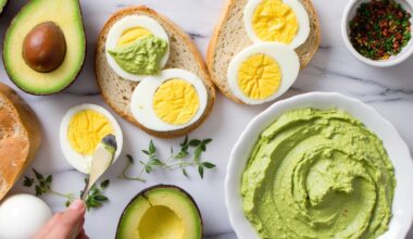 healthy egg avocado spread