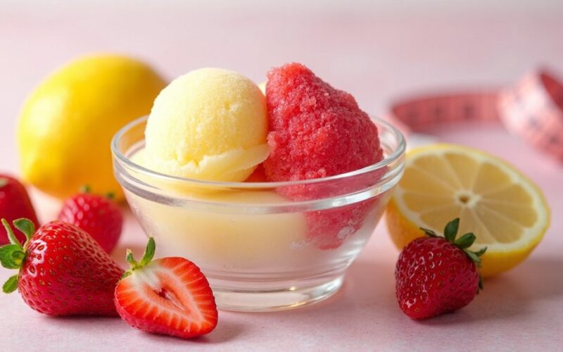healthy lemon strawberry treats