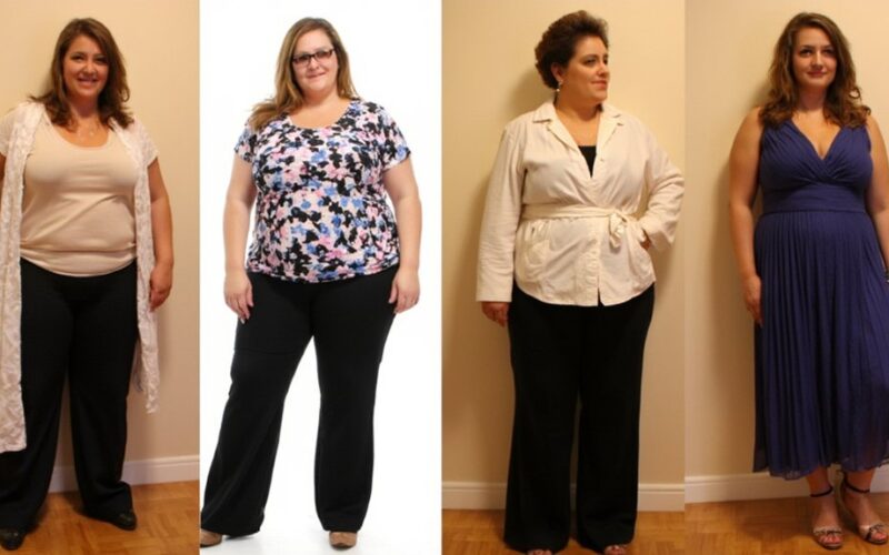 hiding excess weight through fashion