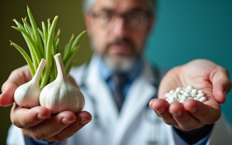 homemade garlic vs supplements