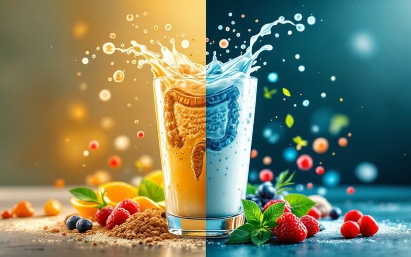 intestinal microflora restorative drink