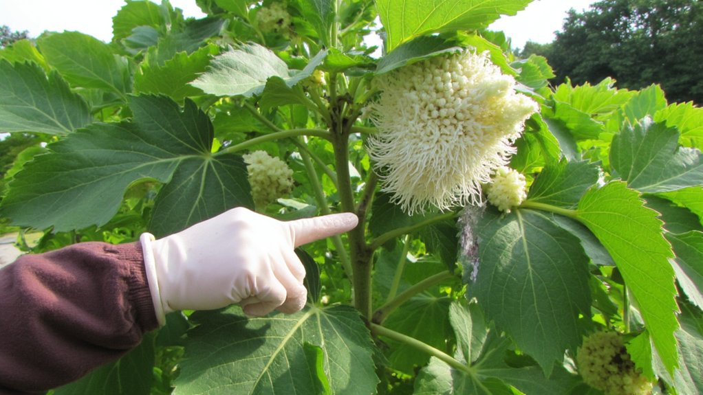 invasive dangerous identifying sosnovsky s hogweed