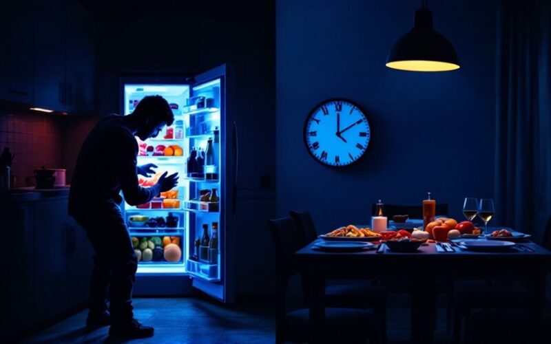 late dinner increases hunger