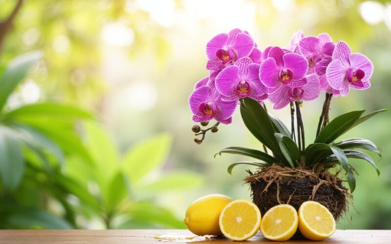 lemon fertilizer boosts orchids