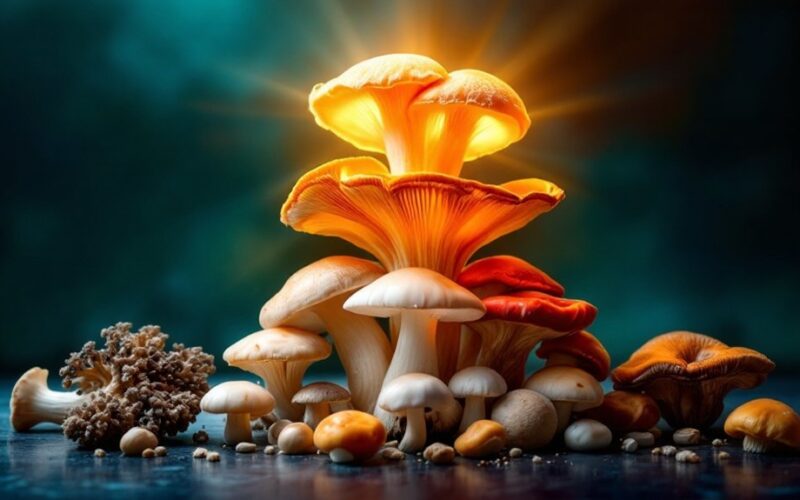 mushrooms may slow aging