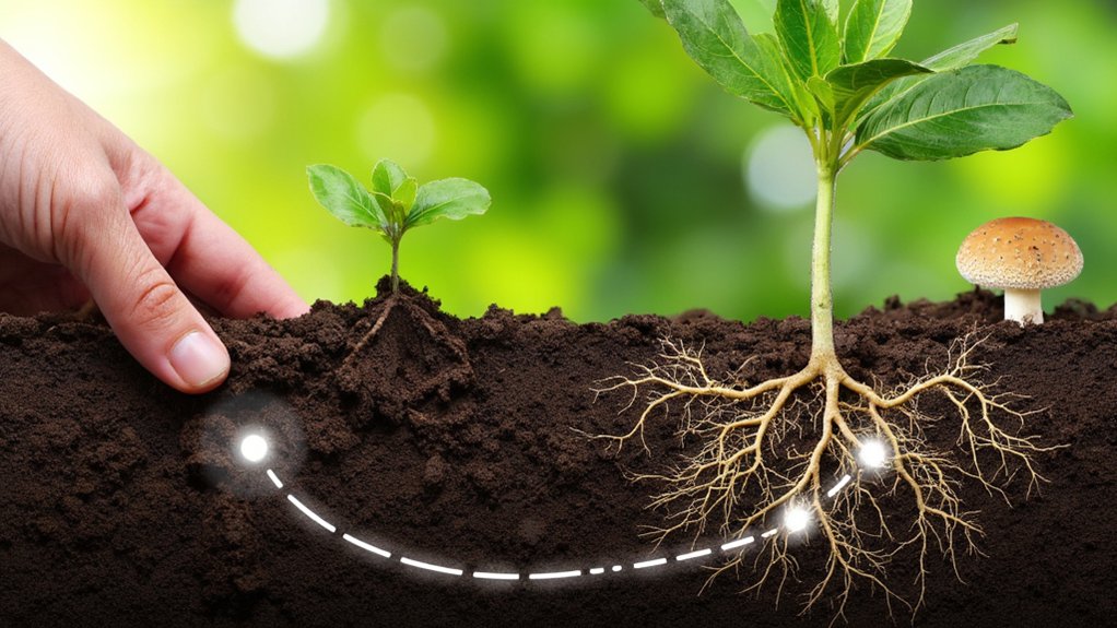 mycorrhizal networks enhance nutrition