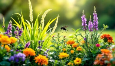 natural mosquito repelling plants
