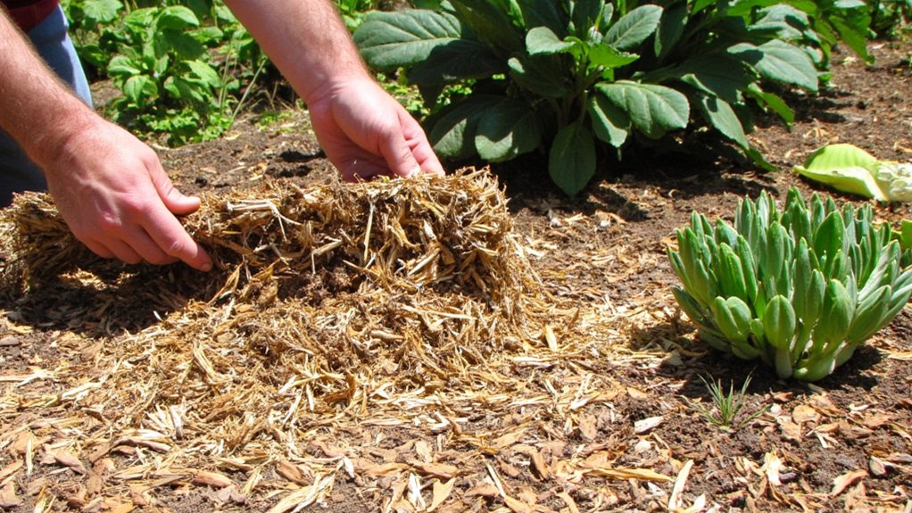 natural weed suppression method