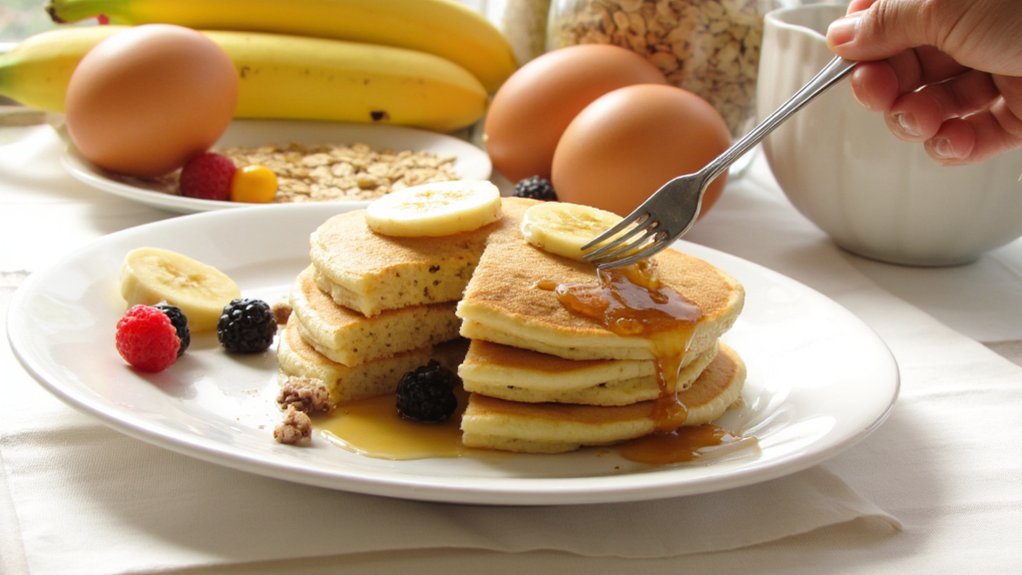 nutrient rich banana pancakes