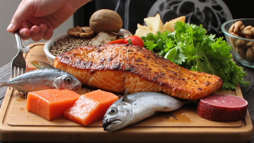 omega 3 rich fatty fish for heart brain health