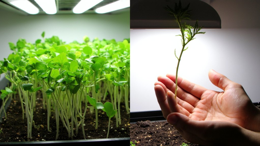 optimal light for seedlings