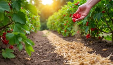 organic mulch weed suppression strategy