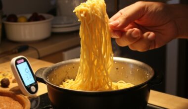 pasta cooking blood sugar