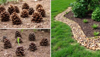 pine cones in gardening techniques