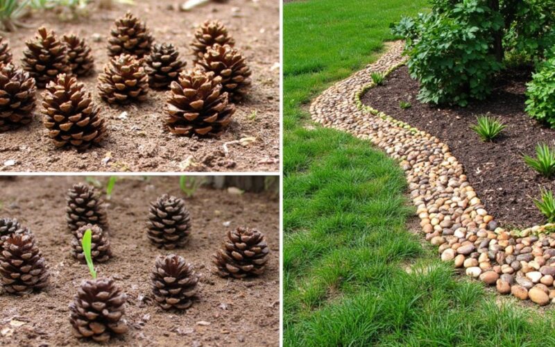 pine cones in gardening techniques