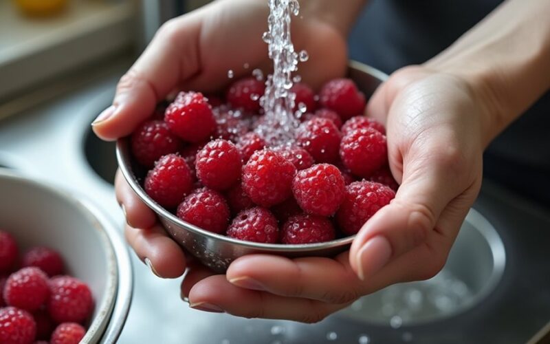 proper berry washing techniques