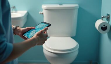 risky bathroom hygiene habit